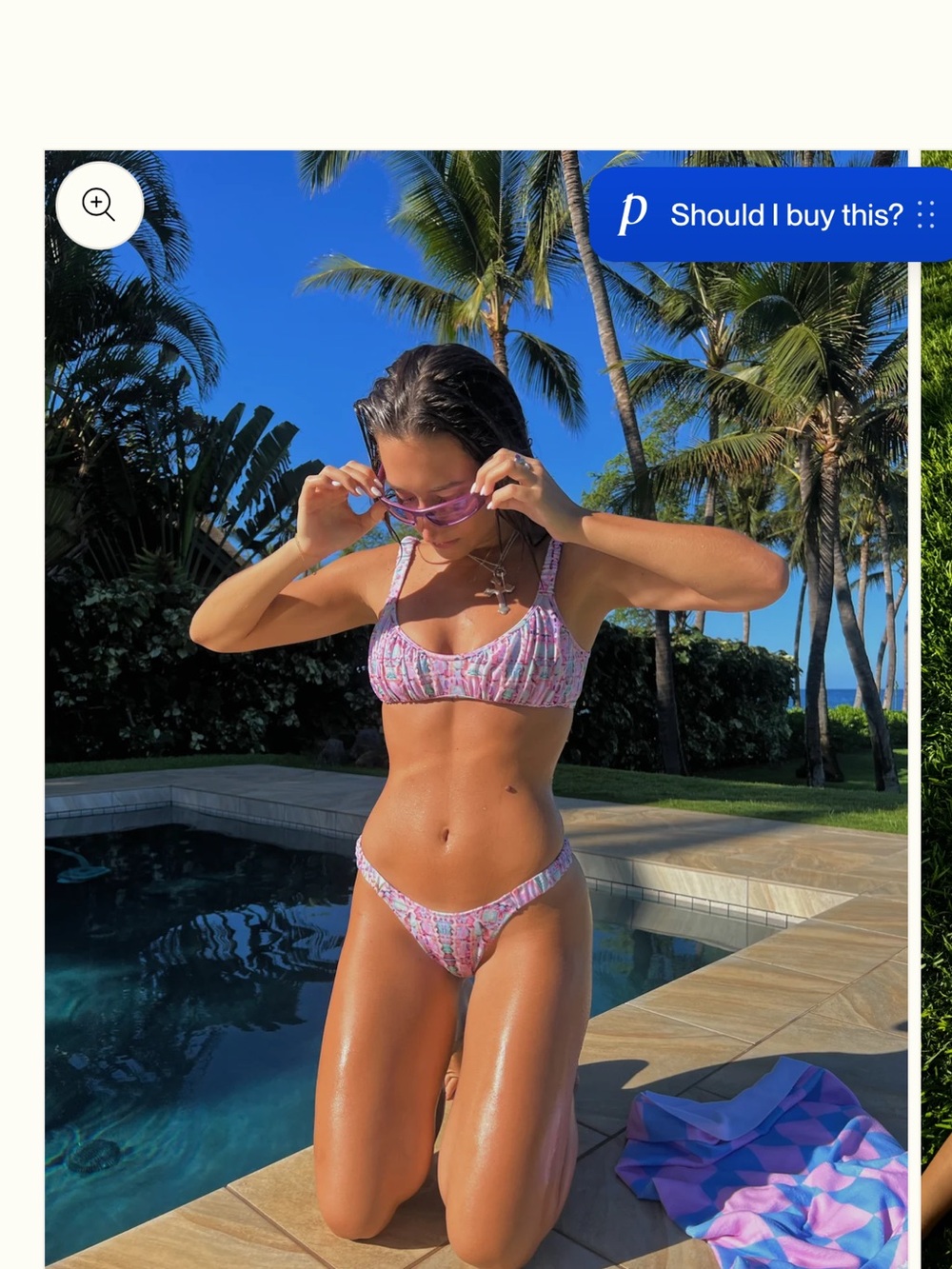 Pastel Pink Tie-Dye Bikini Set - Women Swim